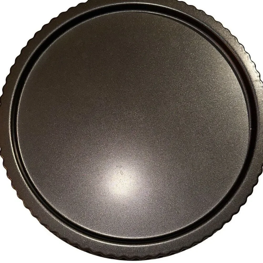 Pampered Chef non-stick Fluted Sides Torte, Tart Pans 10